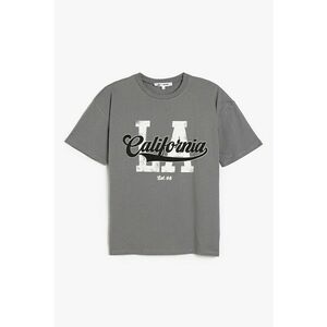 Tricou de bumbac cu imprimeu LA imagine