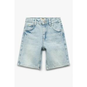 Bermude din denim cu aspect decolorat imagine
