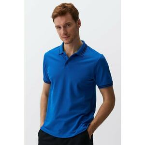 Tricou polo uni din amestec de bumbac imagine