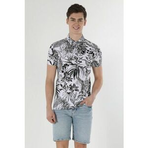Tricou polo slim fit cu imprimeu imagine