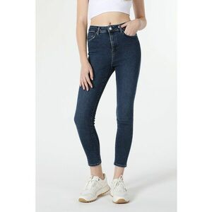 Blugi crop slim fit imagine
