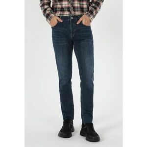 Blugi slim fit cu aspect decolorat imagine