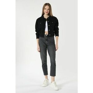 Blugi crop mom fit imagine