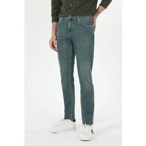 Blugi slim fit cu talie medie imagine