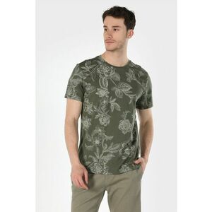 Tricou de bumbac cu imprimeu floral imagine