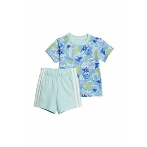 Set de tricou si pantaloni scurti din amestec de bumbac cu model cu Stitch imagine