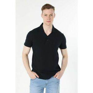 Tricou polo cu model striat imagine