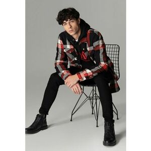 Camasa relaxed fit cu model in carouri imagine