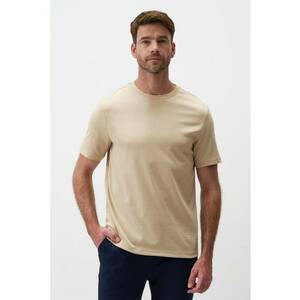 Tricou uni cu decolteu la baza gatului imagine