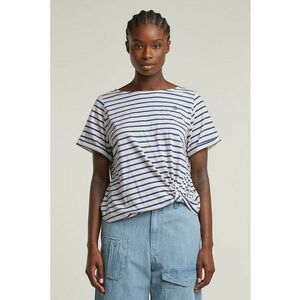 Tricou din bumbac organic cu model in dungi imagine