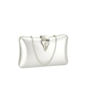 Geanta clutch argintiu simplu BME-600 05 10511 imagine