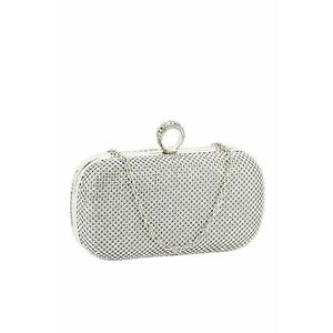 Geanta clutch cu pietricele BFL-1061 05 Argintiu 10833 imagine