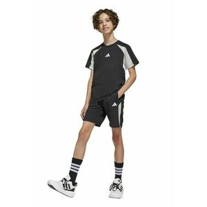 Pantaloni scurti din amestec de bumbac cu logo imagine