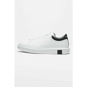 Pantofi sport din piele cu model uni imagine