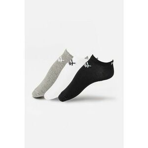 Set de sosete unisex pana la glezna cu model logo - 3 perechi imagine