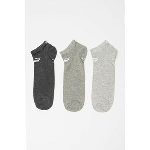 Set de sosete unisex pana la glezna cu model logo - 3 perechi imagine