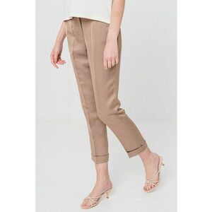 Pantaloni crop cu talie medie imagine