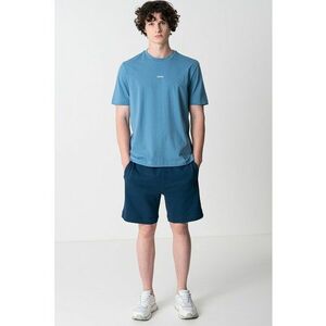 Tricou cu decolteu la baza gatului si logo discret imagine