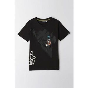 Tricou cu decolteu rotund si imprimeu imagine
