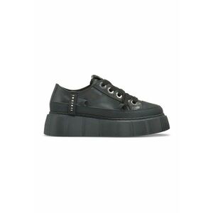 Pantofi de piele flatform imagine