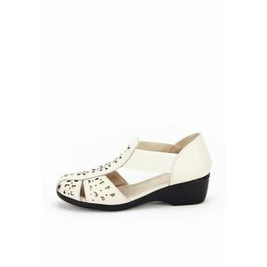 Sandale bej din piele naturala Ozana M5 12692 imagine