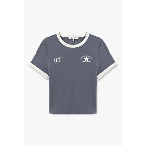 Tricou cu decolteu la baza gatului imagine
