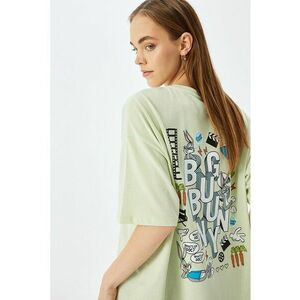 Tricou din bumbac cu imprimeu cu desene animate imagine