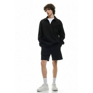 Pantaloni scurti din amestec de bumbac cu snur imagine
