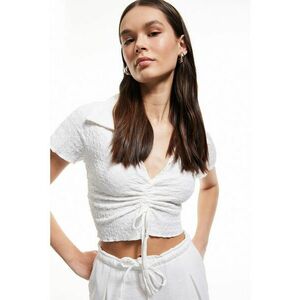 Tricou crop texturat imagine