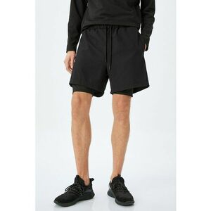 Pantaloni scurti cu model 2in 1 imagine