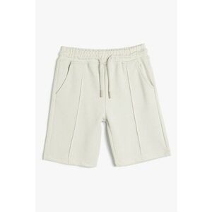 Pantaloni scurti cu snur si buzunare laterale imagine