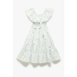 Rochie evazata cu model floral imagine