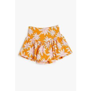 Fusta mini cu imprimeu tropical imagine