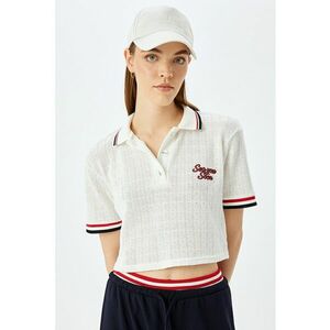 Tricou polo crop imagine