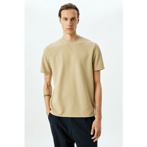 Tricou regular fit cu decolteu la baza gatului imagine