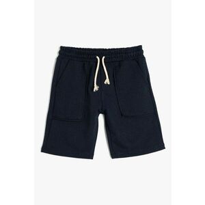 Pantaloni scurti cu snur in talie imagine