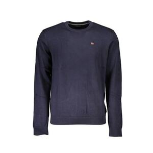 Pulover barbati - cu logo brodat - Regular fit - Bleumarin - imagine