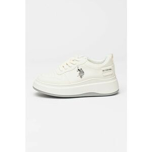 Pantofi sport din piele ecologica cu logo imagine