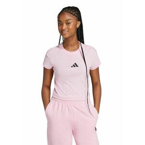 Tricou crop din bumbac imagine