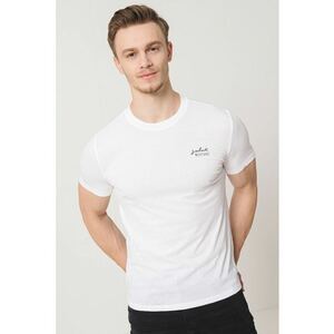 Tricou slim fit cu logo imagine