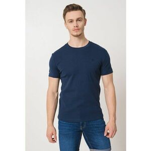 Tricou uni cu decolteu la baza gatului imagine