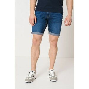 Bermude slim fit cu talie medie imagine