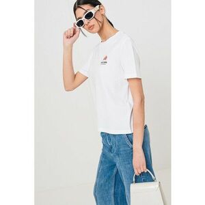 Tricou de bumbac cu logo imagine