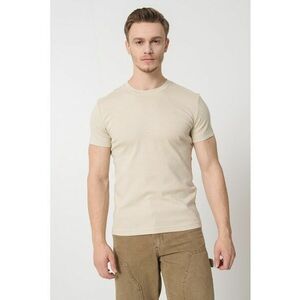 Tricou uni cu decolteu la baza gatului imagine