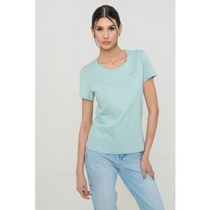 Tricou de bumbac cu decolteu rotund imagine