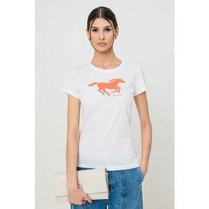 Tricou cu logo contrastant imagine
