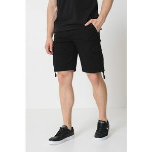 Pantaloni scurti din amestec de bumbac cu buzunare cargo imagine