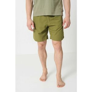 Pantaloni scurti de baie cu buzunare si model uni imagine