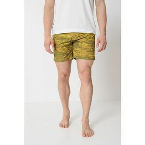 Pantaloni scurti de baie cu cordon in talie si model imagine