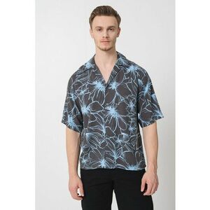 Camasa cu maneci scurte si model floral imagine